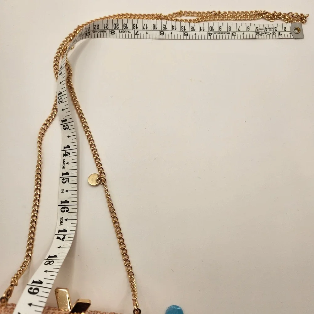 Olga Berg Faye Oval Hard Case Clutch  Rose Gold Tone Hotfix Rhinestone Bag A